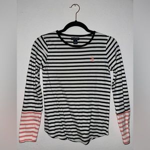 Black and White Polo